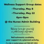 Wellness Support Group dates